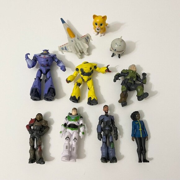 Disney Pixar Buzz Lightyear My Busy Books Mini Action Figures Lot of 10 - Picture 1 of 16